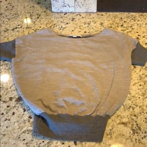 Gray light weight sweater